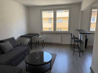 Möblierte 3-Zimmer-Wohnung mit Balkon
