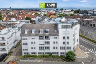 360°| Kapitalanlage am Bodensee 
Vermietete 4-Zi.-Maisonette mit Tiefgarage in Friedrichshafen