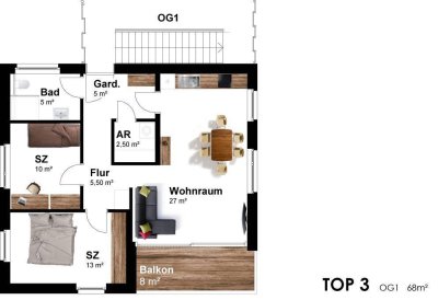 Sonnige 3-Zimmerwohnung nahe WÖRGL zu vermieten