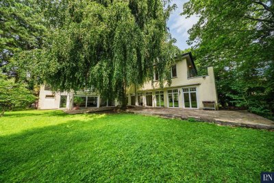 Villa am Waldrand mit sonnigem Traumgarten in der Hinterbrühl- über 4000 m² Bauland