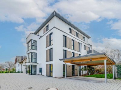 Terrassenliebhaber aufgepasst: Neuwertige barrierefreie Erdgeschoss-Wohnung mit kl. Gartenanteil