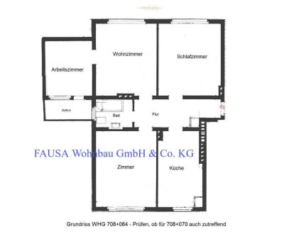 3,5 (4) Zimmer + Wohnküche, Balkon, Bad mit BW/ Fenster, Bonn-Weststadt!