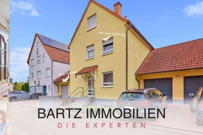 Helle & moderne 4-Zimmer-Wohnung auf zwei Etagen mit Balkon, Garage & PV-Anlage in Feldnähe