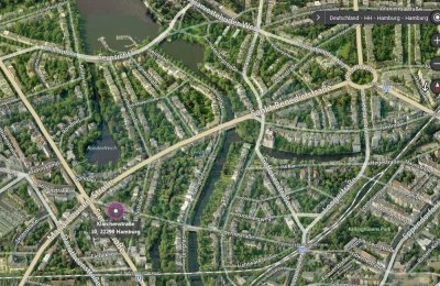 Exklusiv möblierte 4-Zimmer-Wohnung mit gehobener Innenausstattung mit EBK in Hamburg Winterhude