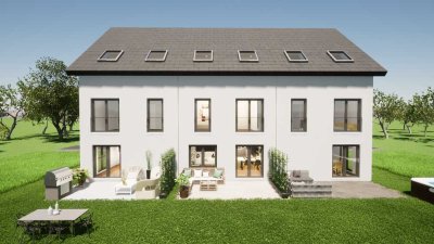 Modernes Neubau-Reihenendhaus mit Südwest-Terrasse & 2 Stellplätzen