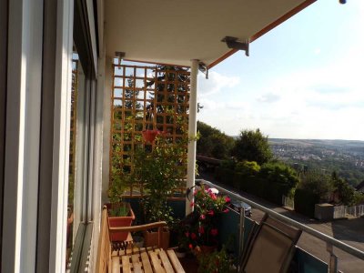 Sonnige 3,5-Zimmerwohnung mit herrlicher Aussicht!