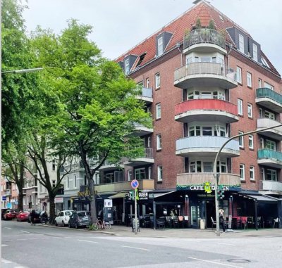 Wohnung 2 Zi, 2 Balkone, EBK Hamburg-Winterhude, Tiefgarage