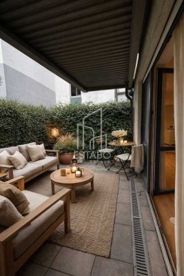 Berlin-Mitte: frisch sanierte freie 2-Zimmer-Wohnung mit 50 m² und großzügiger Terrasse