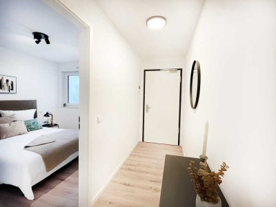 Neuwohnung in Schweinau mit Einbauküche und Balkon!