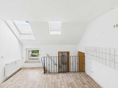 Außergewöhnlich geschnittene 3-Zimmer Wohnung in zentraler Lage