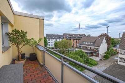 Perfekte, komplett ausgestattete 2 Zimmer Wohnung mit 2 Balkonen und Einbauküche in Ratingen Mitte