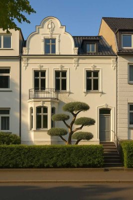 PROVISIONSFREI!! SOLITÄR ALTBAU MAISONETTE IN ALT-OBERKASSEL - DACHTERRASSE & 3 BALKONE - GARAGEN