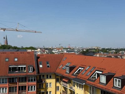 Sonnige 1-Zimmer-Wohnung mit bester Aussicht in Haidhausen