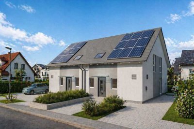Moderne Doppelhaushälfte mit durchdachtem Raumkonzept