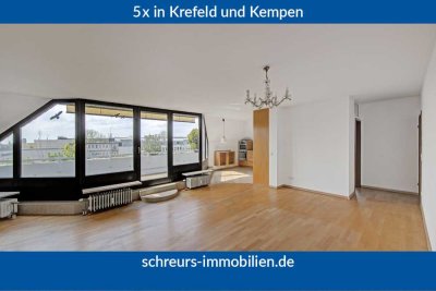 Moderne 3-Zimmer-Wohnung mit Sonnenterrasse und Einbauküche in zentraler Lage von Krefeld