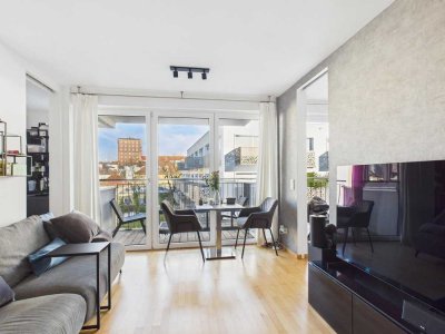 Lichtdurchflutetes City-Apartment mit Balkon und Wellness-Oase in der begehrten Isarvorstadt