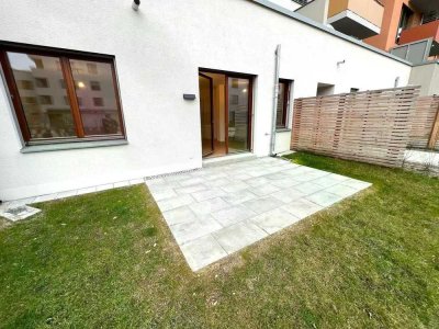 Moderne 2-Zimmer-Wohnung mit Garten und Terrasse