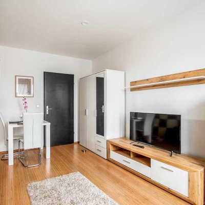 Traumhafte, möblierte 1-Zi Wohnung mit Balkon & WiFi in der Nürnberger Innenstadt