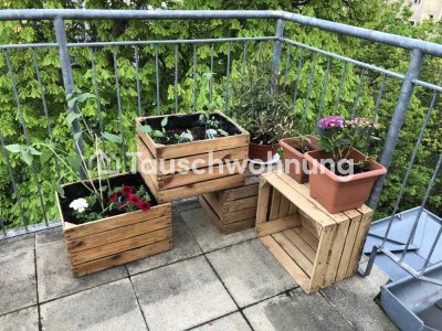 Tauschwohnung: Wunderschöne 3,5 Raum WG mit Dachterrasse und Balkon