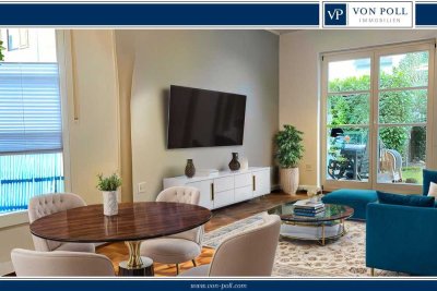 VON POLL - BAD HOMBURG: Vermietete Vier-Zimmer-Wohnung mit Garten und Garage