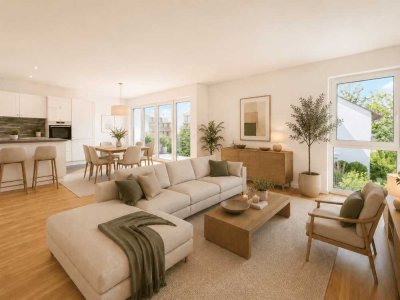 Moderne 4-Zimmer-Wohnung mit Balkon, 2 Bädern, TG-Stellplatz & Aufzug in begehrter Lage
