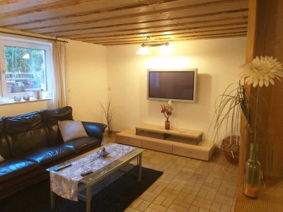 1,5-Zimmer Soutterain-Wohnung, mit Ebk, teilmöbliert, für Singels in Bühl-Vimbuch