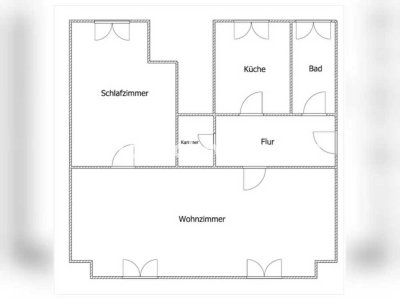 Tauschwohnung: 56 m² Wohnung in Düsseldorf, Stadtbezirk 6
