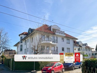 2-Raum-Wohnung mit Balkon und Tiefgaragenstellplatz in ruhiger Lage
