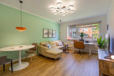 Wohnen ohne Kompromisse - frisch sanierte 2-Zimmer-Wohnung mit Wohlfühlfaktor in Kiel-Wellingdorf