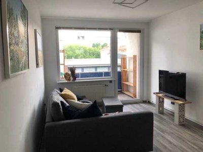 Möblierte 2-Zimmer-Wohnung mit Balkon und Einbauküche in BS-Innenstadt
