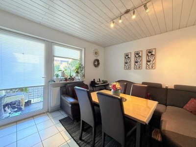 Gemütliche 3-Zimmer-Wohnung mit Wohnzimmerzugang zum Garten