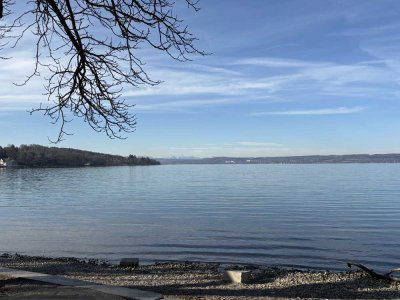 Herrsching - großzügige 3–Zimmer–Wohnung (5. OG) mit herrlichem Weitblick zum See