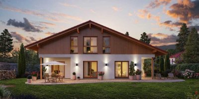 Einzigartiges Haus in einzigartiger Optik mit Doppel-Garage ! Mit Grundstück berechnet !