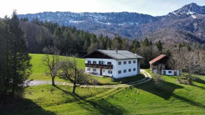 Unikat in Bestlage - Charmantes Bauernsacherl mit Bergblick in Bischofswiesen