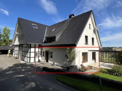 Landidylle mit Stadtnähe – großzügige Erdgeschosswohnung in Herford-Schwarzenmoor