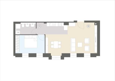 2-Zimmer im Loft-Denkmal aus 2009  6,5 % Miet-Rendite