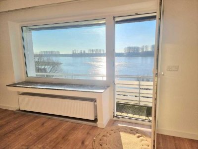 Maisonettewohnung mit direktem Rheinblick - Erstbezug nach Sanierung