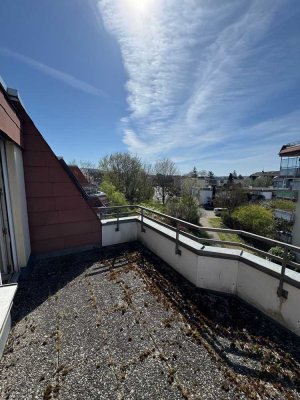 Hoch über der Stadt - gepflegte 3-Zimmer Wohnung mit Balkon zu vermieten