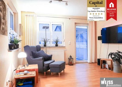 Ideal für Familien: 3 Zimmer Wohnung mit Balkon und Weitblick