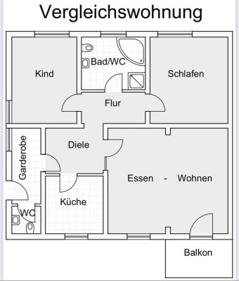 Helle 3-Zimmer-Wohnung mit Balkon direkt am Marienbergpark – Nürnberg Nord