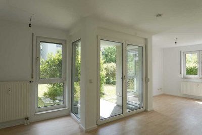 Mit eigenem Garten - herrlich ruhige 2 Zimmer Wohnung