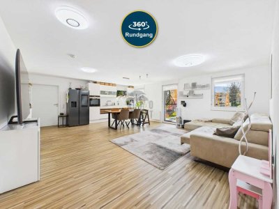 MODERNE GARTENWOHNUNG MIT STIL – OFFENE KÜCHE, SÜD-WEST-TERRASSE & HOCHWERTIGE AUSSTATTUNG