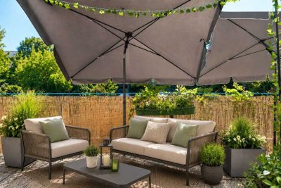 Ruhig wohnen am Plänterwald: Vermietete 2-Zi. Whg. mit Terrasse + Garage