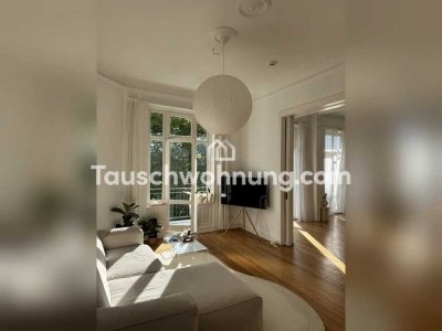 Tauschwohnung: Helle 3,5 Zimmer Altbau Whg gegen westliche Alsterseite/Nord