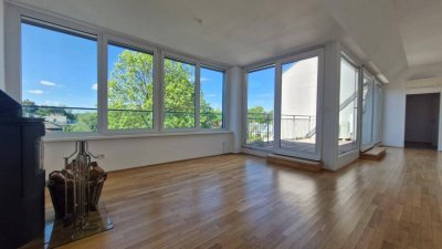 Moderne 3-Zi-DG-Wohnung in 1120 Wien mit Terrasse, Stellplatz &amp; Fußbodenheizung mit Pellets!