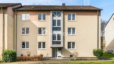 Helle und renovierte 3-Zimmer-Wohnung mit großem Balkon und Blick ins Grüne