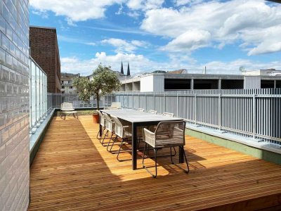 Exklusives Penthouse mit Sonnenterrasse im Herzen von Düsseldorf