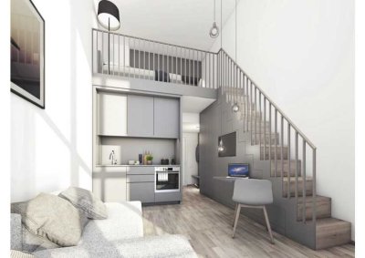 Galerieapartment über 2 Ebenen - Fitness im Haus
