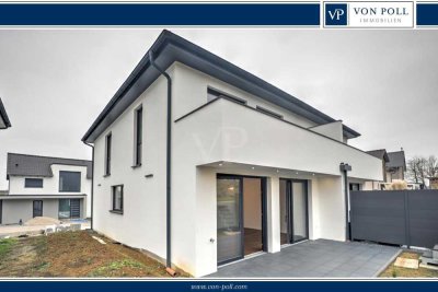 Zuhause mit Zukunft: Moderne Doppelhaushälfte im Erstbezug mit Wärmepumpe