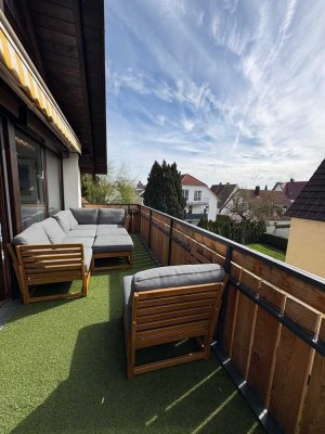 4-Zimmer-Wohnung mit großzügigem Balkon und Sauna